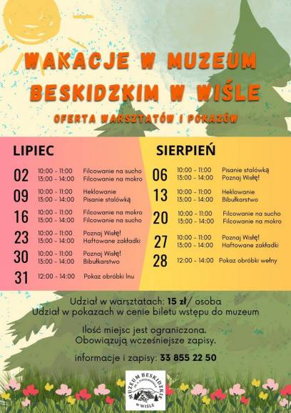 Wakacje w Muzeum Beskidzkim - Pokaz obróbki lnu